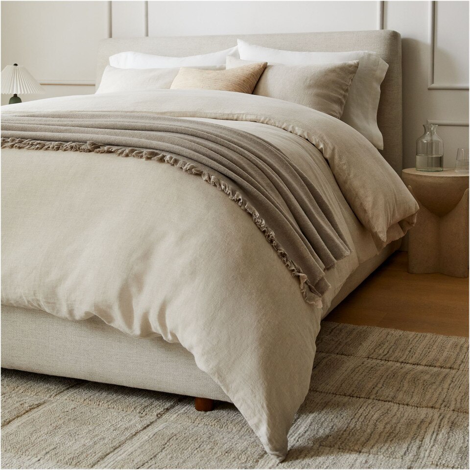 European Flax Linen Quilt Cover & Pillowcases